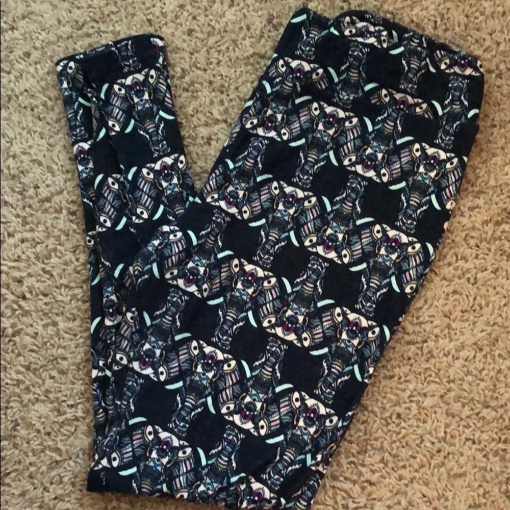 LulaRoe TC Elephant Leggings